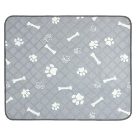 2Pcs Washable Pet Pee Pads For Puppy Kittens Dogs Cats Reusable Potty Mats Machine Washable Pet Training Pads Non-Slip Waterproof Absorbent Dog Crate (Option: L)