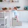 2 Step Stool for Kids Toddler Stool with Anti-Slip Surface Toilet Potty Training Stool for Bathroom Kitchen Sink