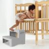2 Step Stool for Kids Toddler Stool with Anti-Slip Surface Toilet Potty Training Stool for Bathroom Kitchen Sink