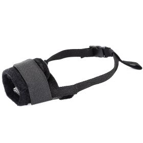 Pet Dog Muzzle Mask Adjustable Dog Mouth Cover with Breathable Mesh Adjustable at Neck Snout for Anti Biting Barking Chewing (Option: S)